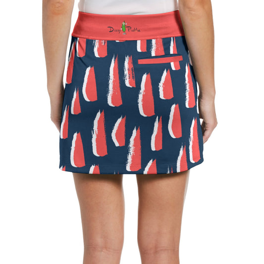 Dizzy Pickle Van - Drips - 17" Performance Skort with Inner Shorts