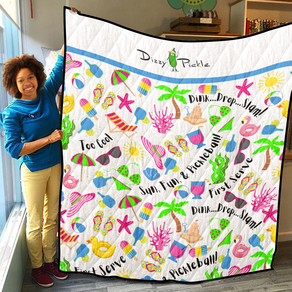 Dizzy Pickle Julie Lightweight Quilt