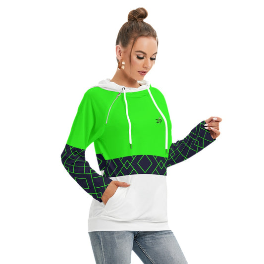 Lisa - Green - Double Hat Hoodie by Dizzy Pickle