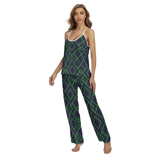 Dizzy Pickle Lisa NBG Matrix Women's Pickleball Cami Pajamas Set