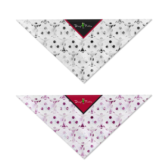 Dizzy Pickle Heidi BKW RW Balls All Breed Reversible Pickleball Pet Scarf