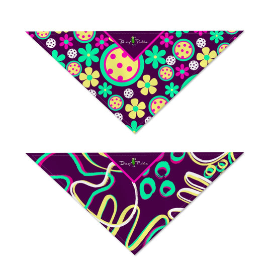 Dizzy Pickle Charlotte All Breed Reversible Pickleball Pet Scarf