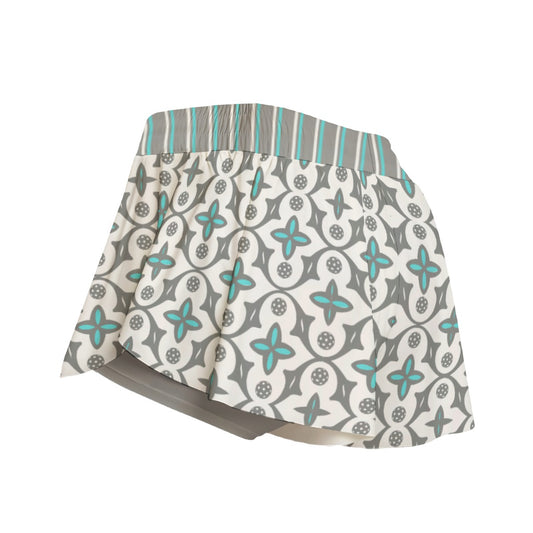 Dizzy Pickle Shelby White Pickleball Women's Sport Culottes With Pockets