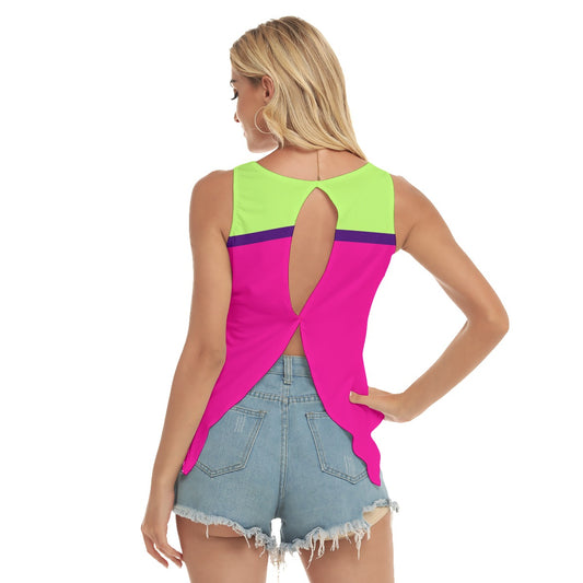 Dizzy Pickle Lesia PPG Petals Women's Pickleball Open-Backed Sleeveless Tank Top