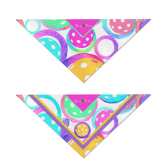 Dizzy Pickle Emily All Breed Reversible Pickleball Pet Scarf