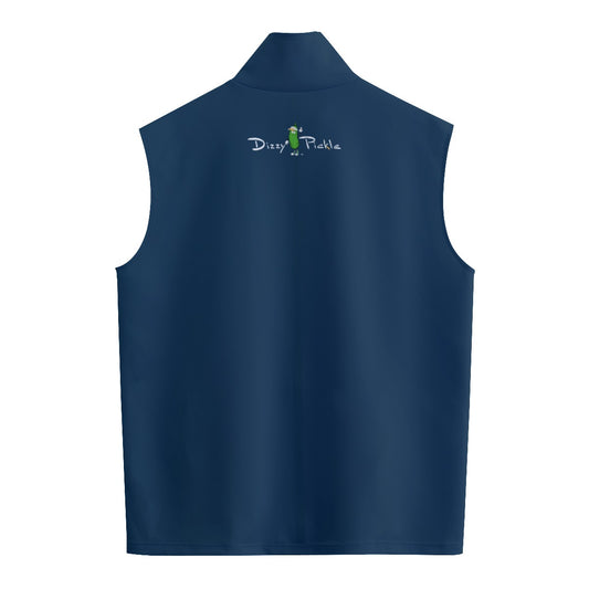 Dizzy Pickle DZY P Classic Navy Blue Men's Stand-up Collar Vest