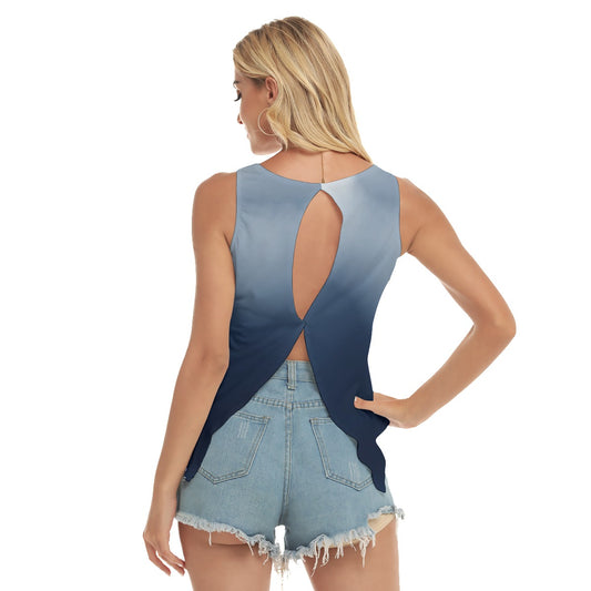 Dizzy Pickle Heidi BW Cloud Women's Pickleball Open-Backed Tank Top