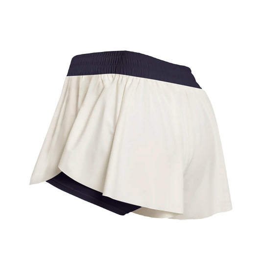 Lisa - White - Pickleball Women's Sport Culottes With Pockets by Dizzy Pickle