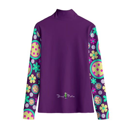 Dizzy Pickle Charlotte Women's Pickleball Stand Up Quarter Zip Collar