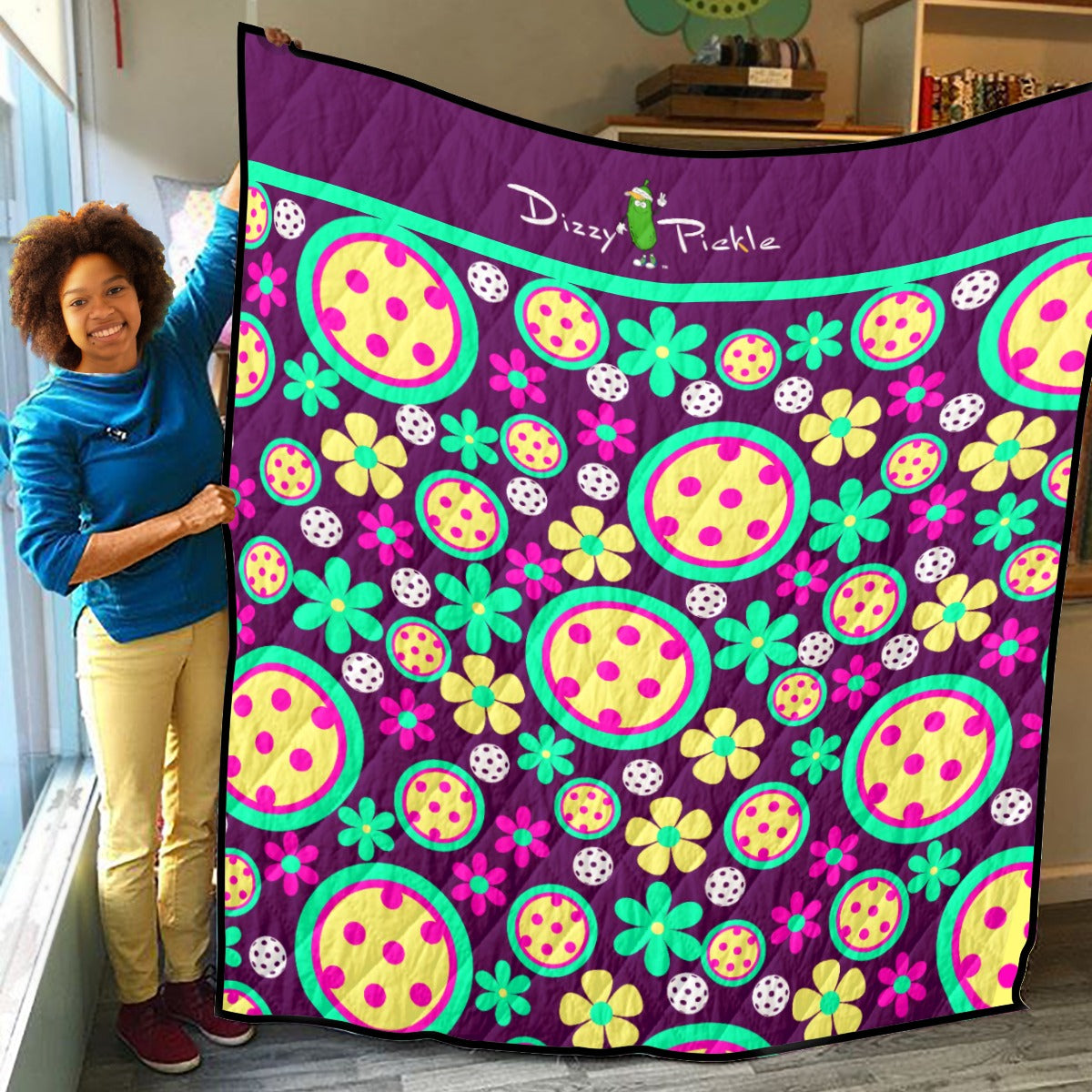 Dizzy Pickle Charlotte Lightweight Courtside Quilt