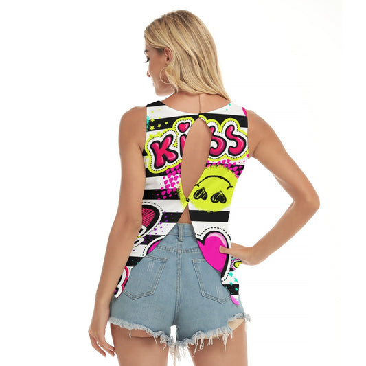 Dizzy Pickle Graffiti 5XAJQ Women's Pickleball Open-Backed Sleeveless Tank Top