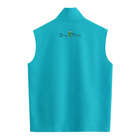 Dizzy Pickle DZY P Classic Cool Teal Men's Stand-up Collar Vest