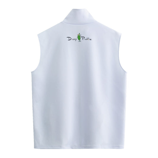 Dizzy Pickle DZY P Classic White Men's Stand-up Collar Vest