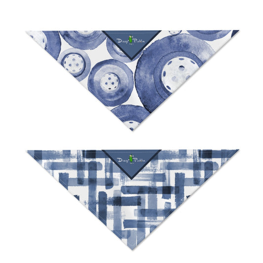 Dizzy Pickle Heidi BW Main All Breed Reversible Pickleball Pet Scarf