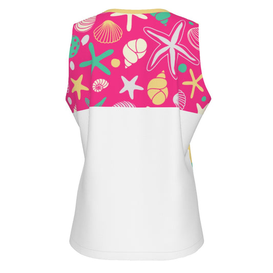 Dizzy Pickle Joann Sea Green Wiggles Women's Pickleball Sports Tank Top