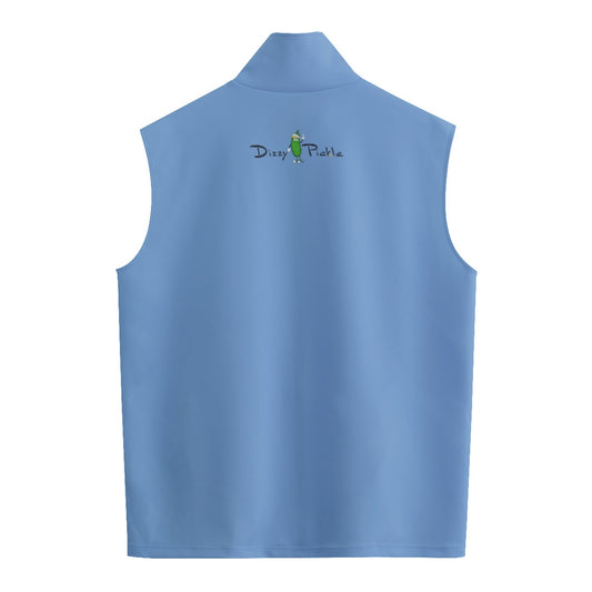 Dizzy Pickle DZY P Classic Light Blue Men's Stand-up Collar Vest