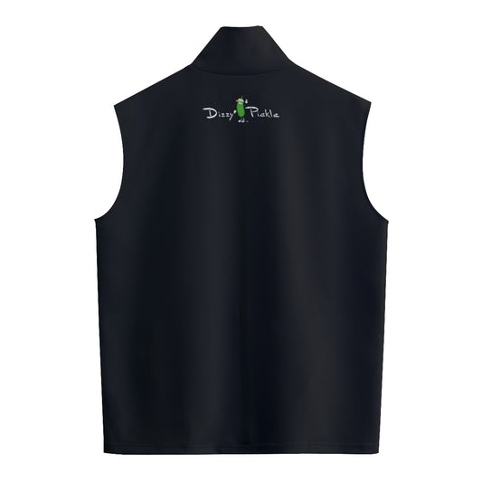 Dizzy Pickle DZY P Classic Black Men's Stand-up Collar Vest