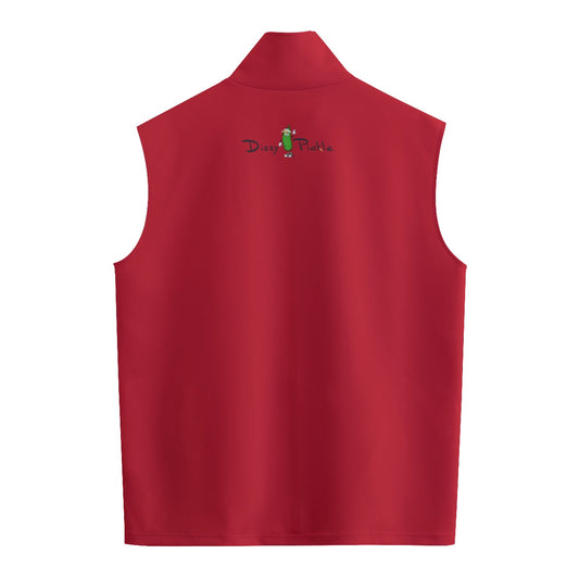Dizzy Pickle DZY P Classic Red Men's Stand-up Collar Vest