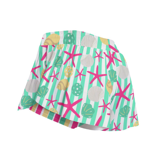 Dizzy Pickle Joann Stripes Pickleball Women's Sport Culottes with Pockets