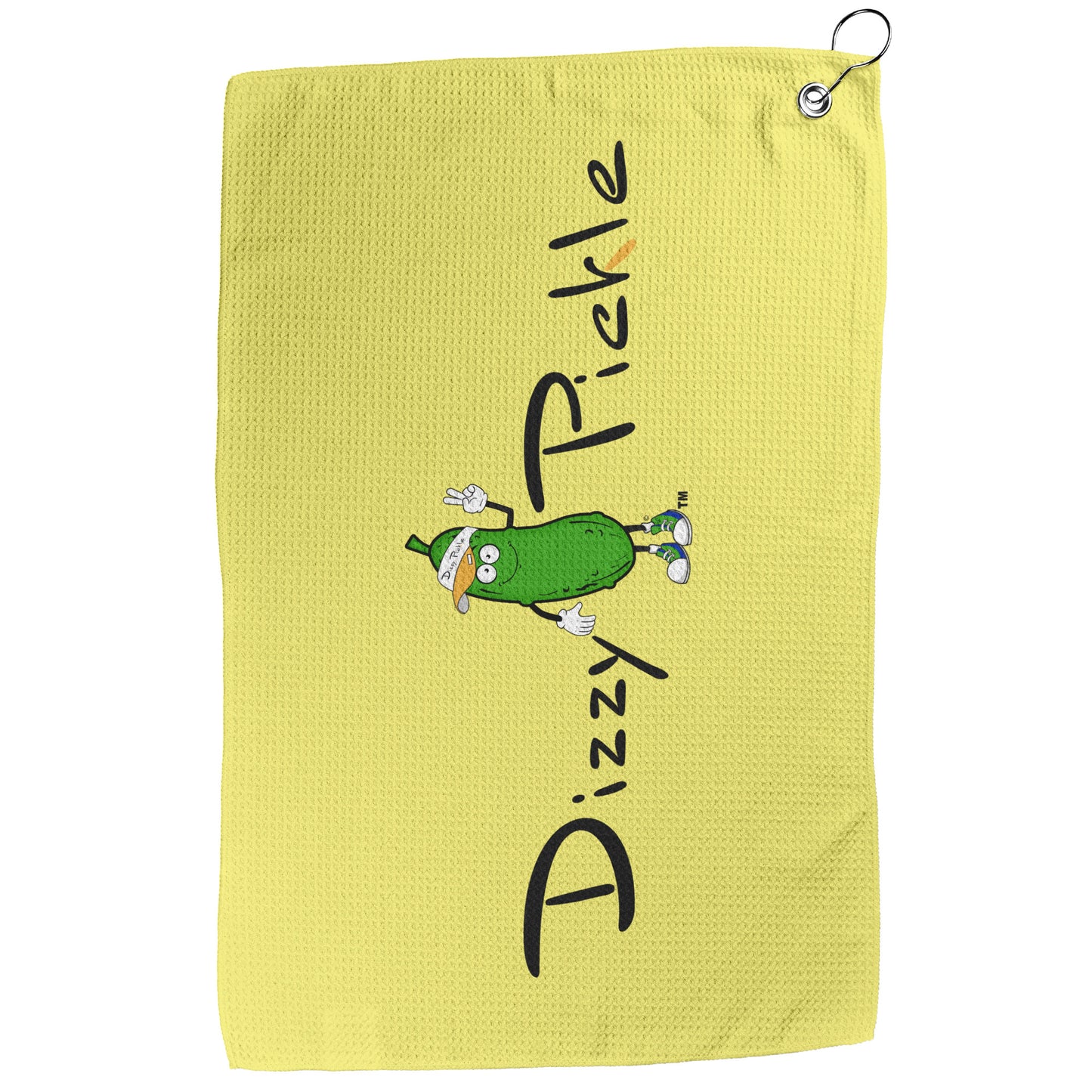 DZY P Classic - Butter Yellow - Waffle Pickleball Towel by Dizzy Pickle
