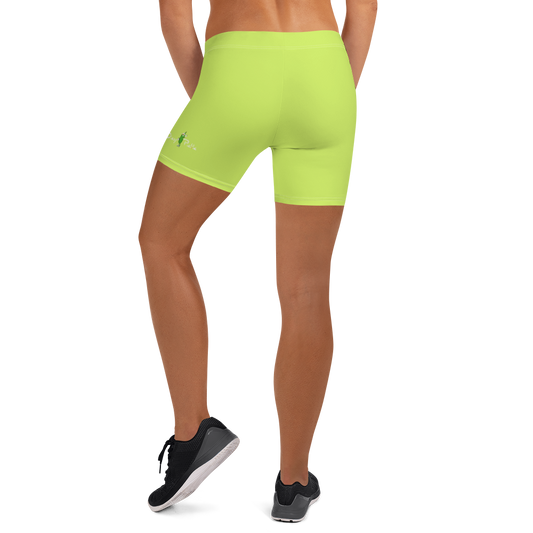 Dizzy Pickle DZY P Classic Women's Pickleball Yoga-Style Sports Shorts Lime Green