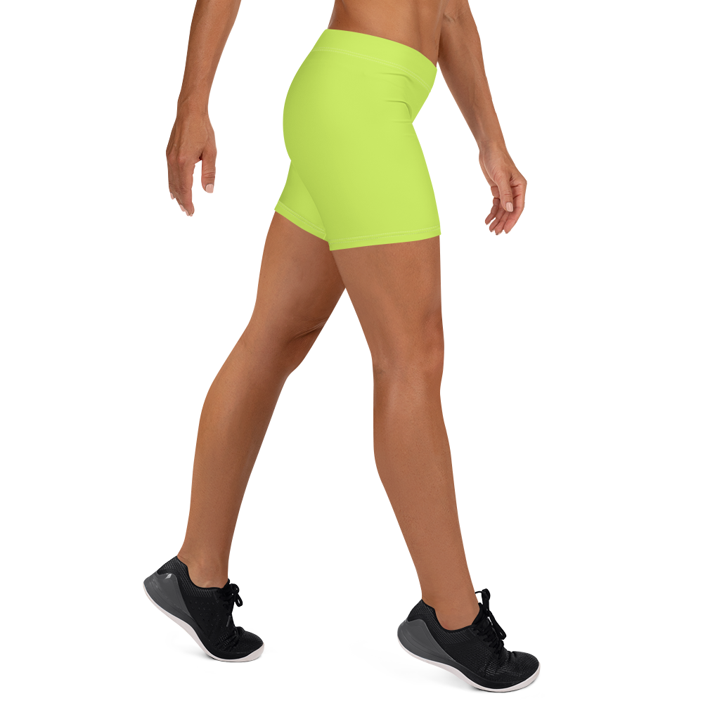 Dizzy Pickle DZY P Classic Women's Pickleball Yoga-Style Sports Shorts Lime Green