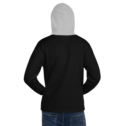 Dizzy Pickle DZY P Classic UN1 Men's Pickleball Hoodie with Pocket Black Gray