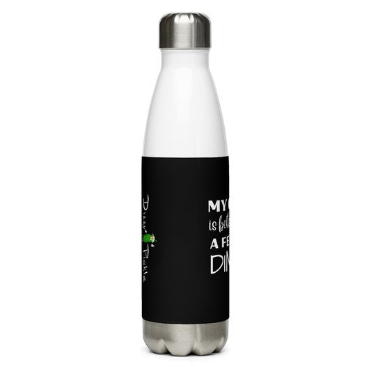 My Game is Better after a few DINKS! - Water Bottle - Black