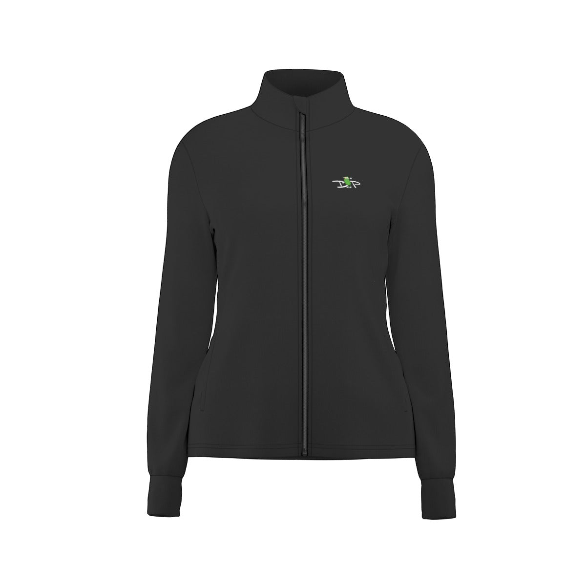 Women's Full Zipper Jacket with Thumb Holes