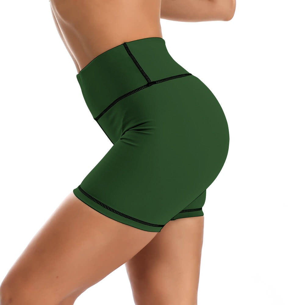 Dizzy Pickle DZY P Classic Dark Green Women's Pickleball Comfortable Skinny Sports Yoga Shorts