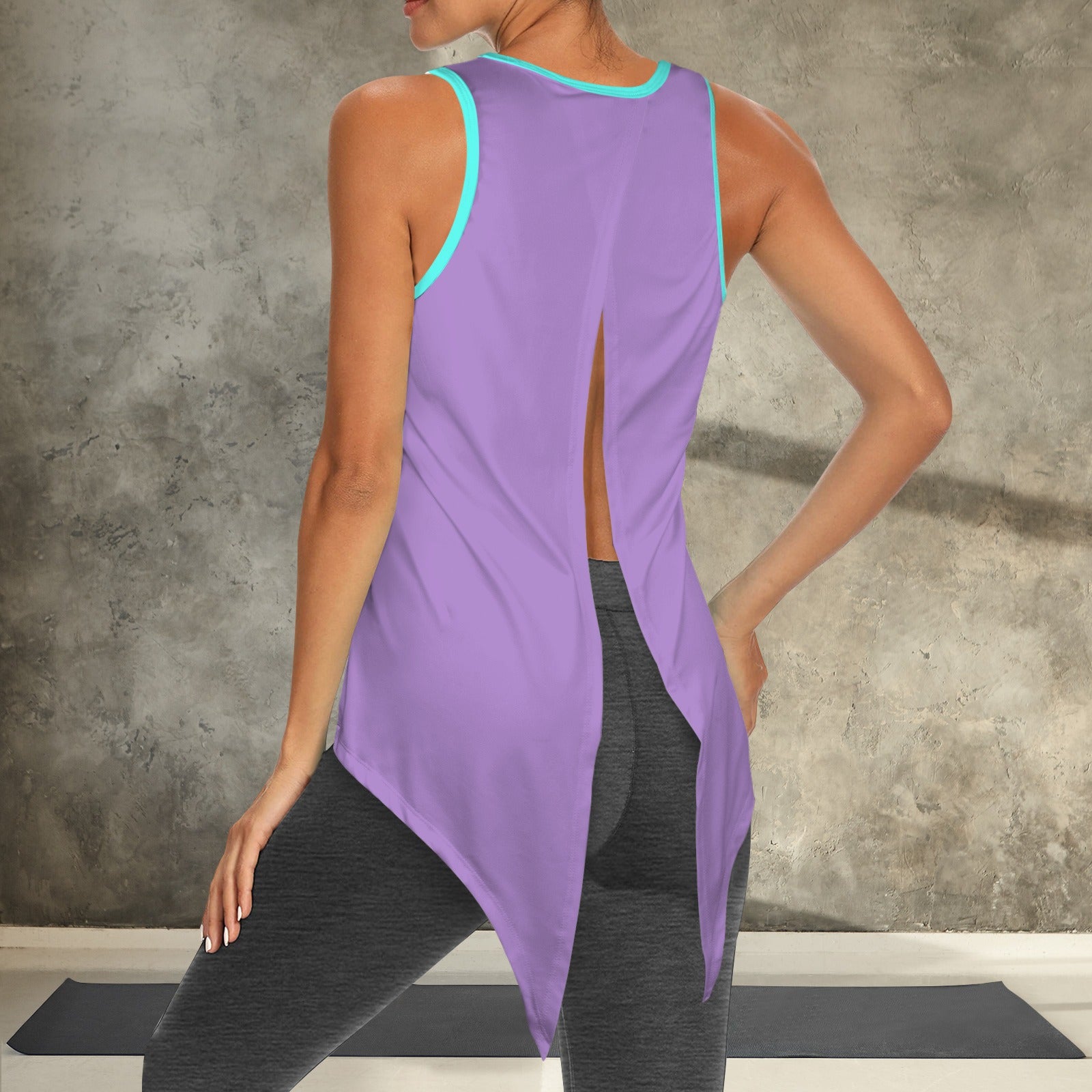 Blue Flowers Tank Top
