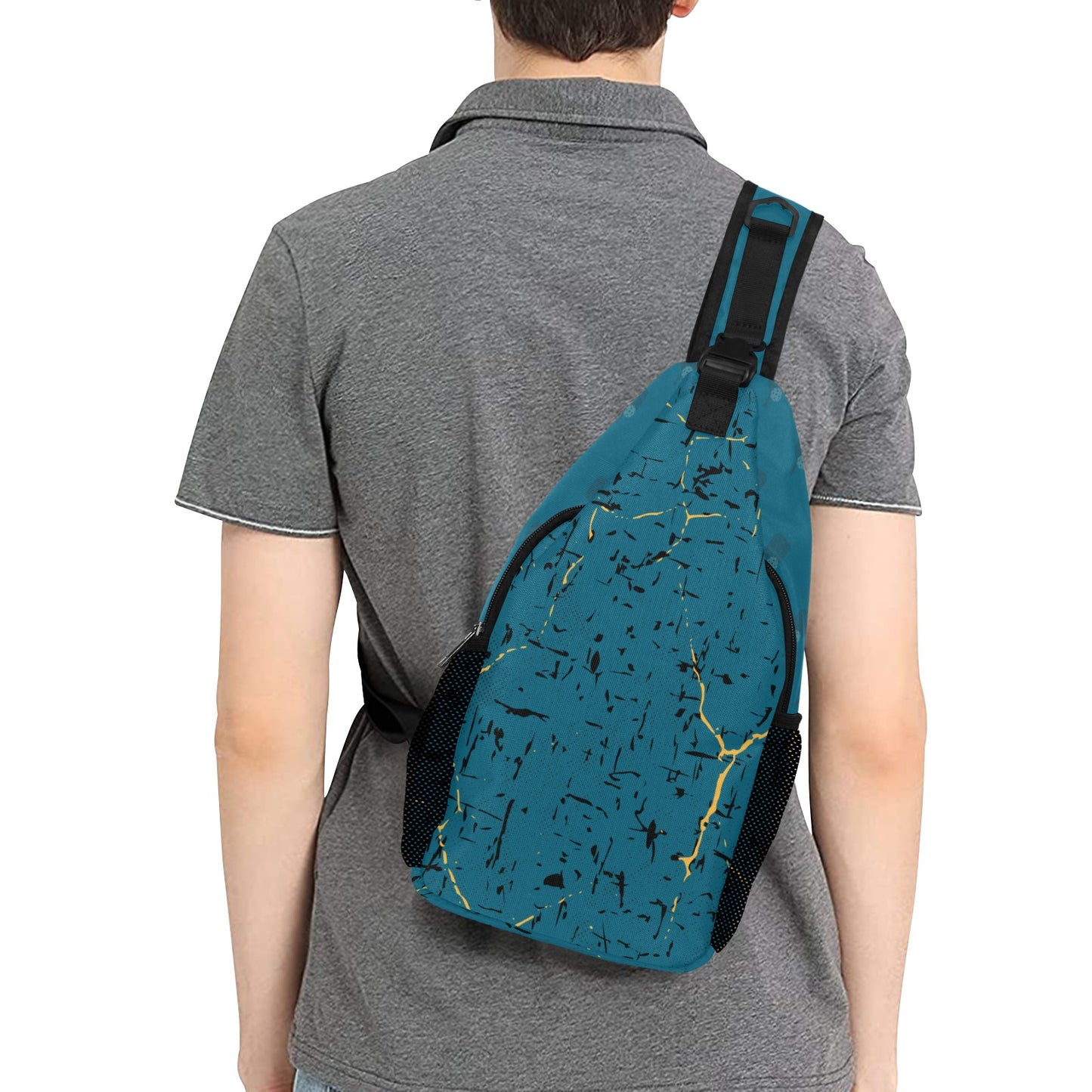 Dizzy Pickle Lynne Turquoise Pickleball Grab-N-Go Crossbody Casual Chest Bag