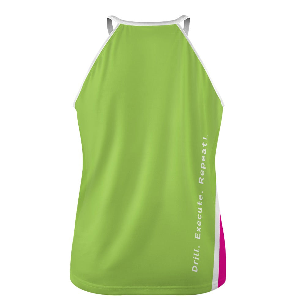 Dizzy Pickle Performance DS Women's Pickleball Sleeveless Crew Neck Vest Pear Fuchsia