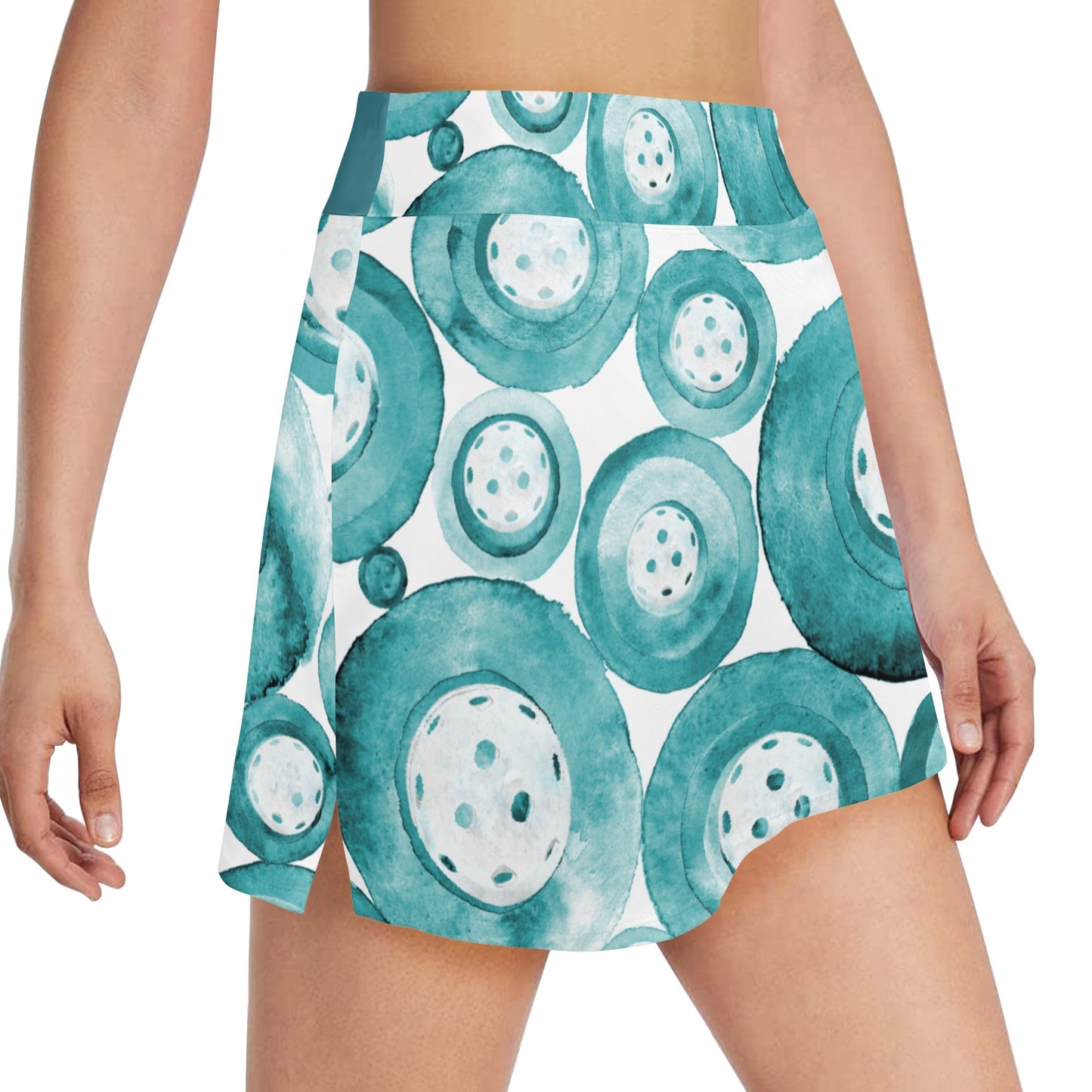 Dizzy Pickle Heidi Main TW Women's Pickleball 18" Athletic Skort with Inner Shorts and Two Ball Pockets