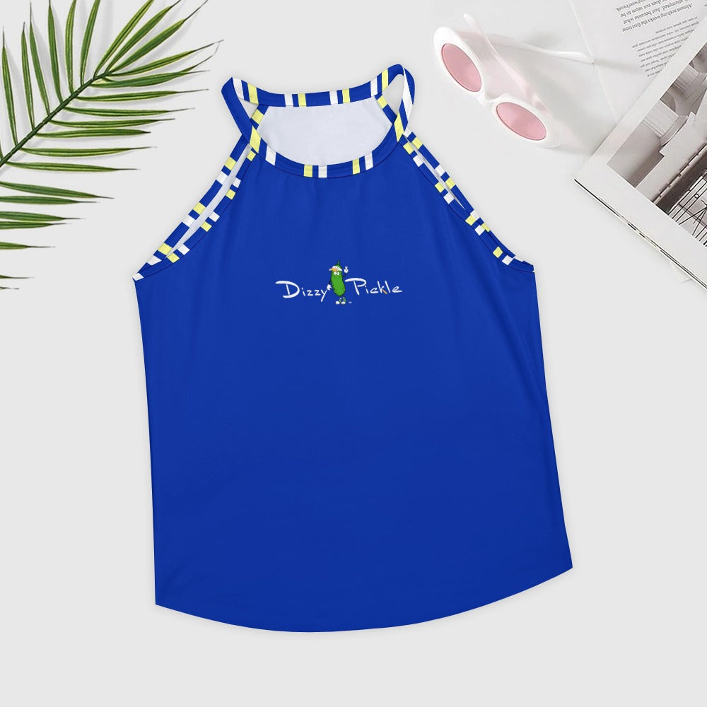 Dizzy Pickle Coming Up Daisies BY Blue Women's Pickleball Crew Neck Vest