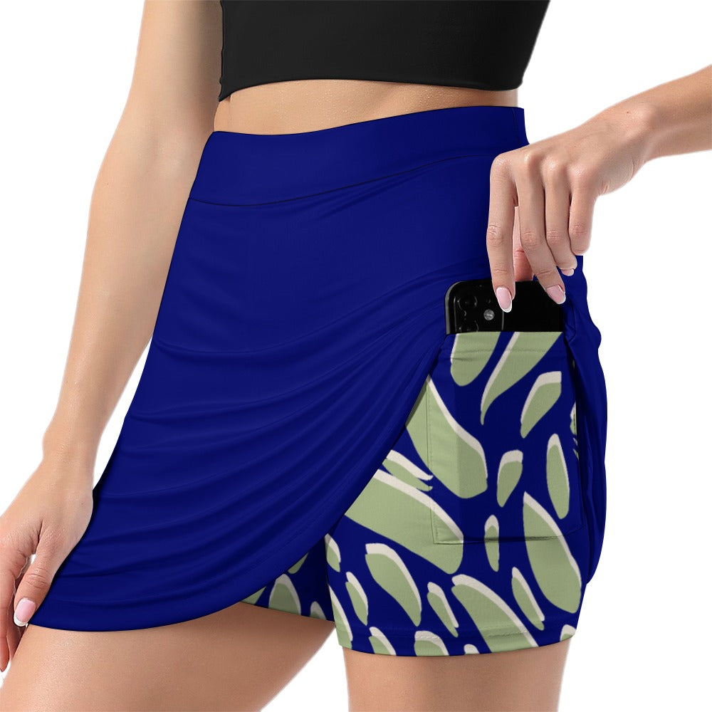 Dizzy Pickle Lesia BSC Collection Straight-Line Skirt with Inner Shorts and Pocket