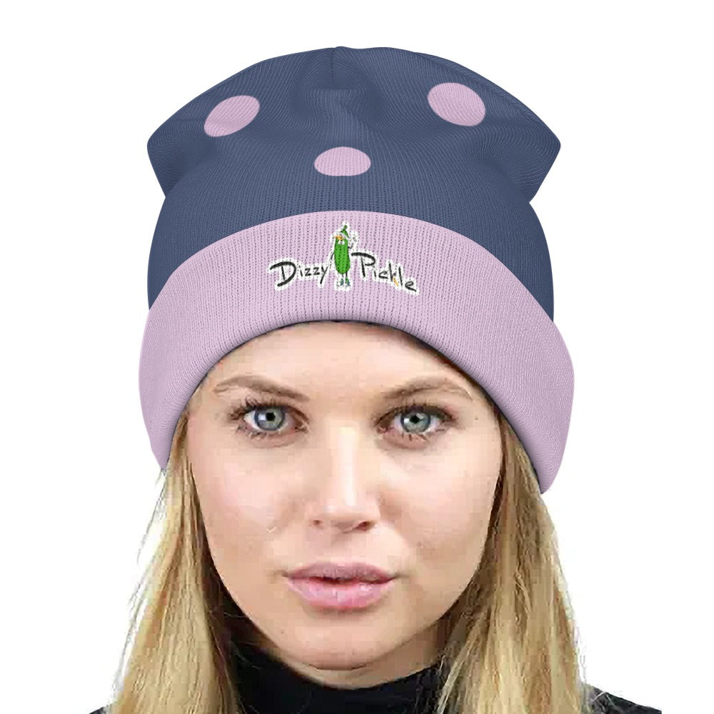 Dizzy Pickle Laura Polka Dots One-Size Knitted Beanie