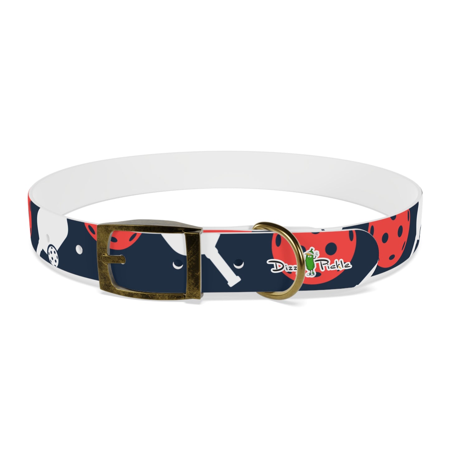 Dizzy Pickle Van Paddles and Balls Pickleball Dog Collar