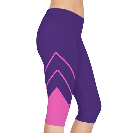 Dizzy Pickle Let's GEO YV31PP Women's Pickleball Knee-Length Mid-Rise Capris