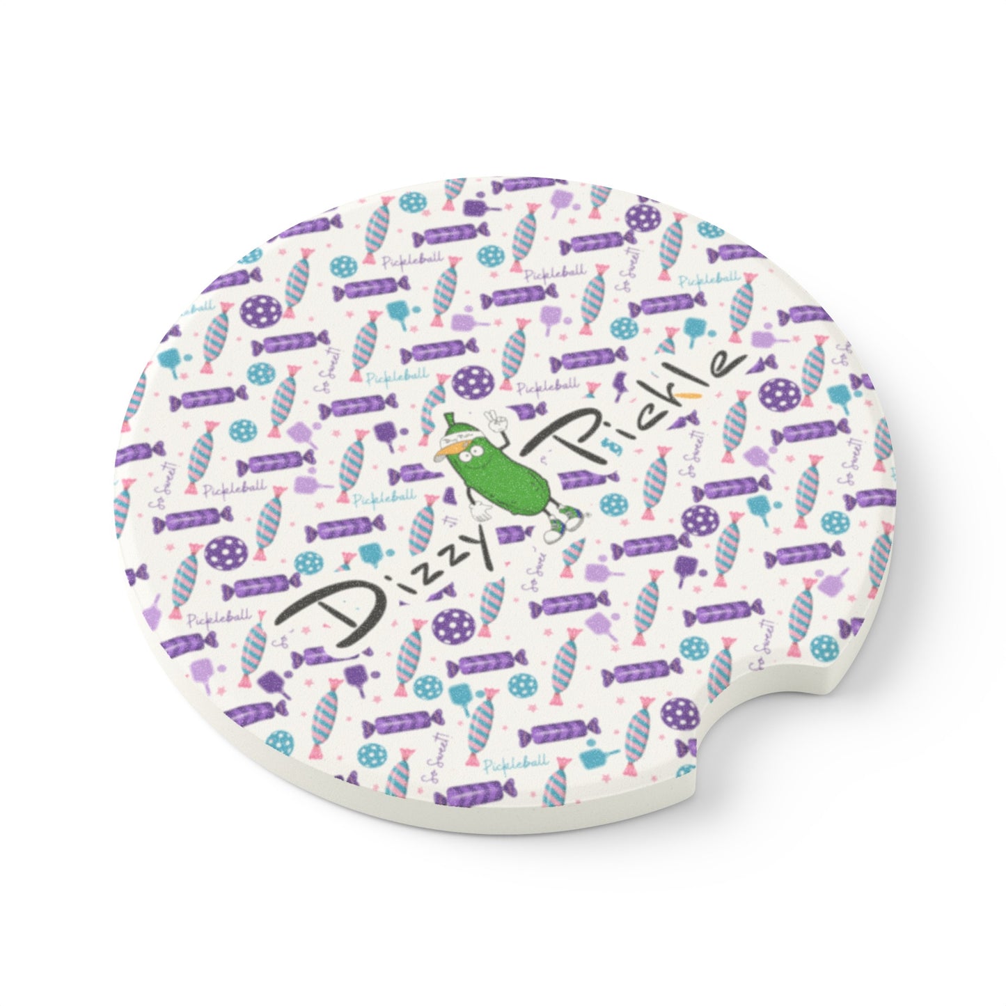 Dizzy Pickle So Sweet Soapstone Car Coaster