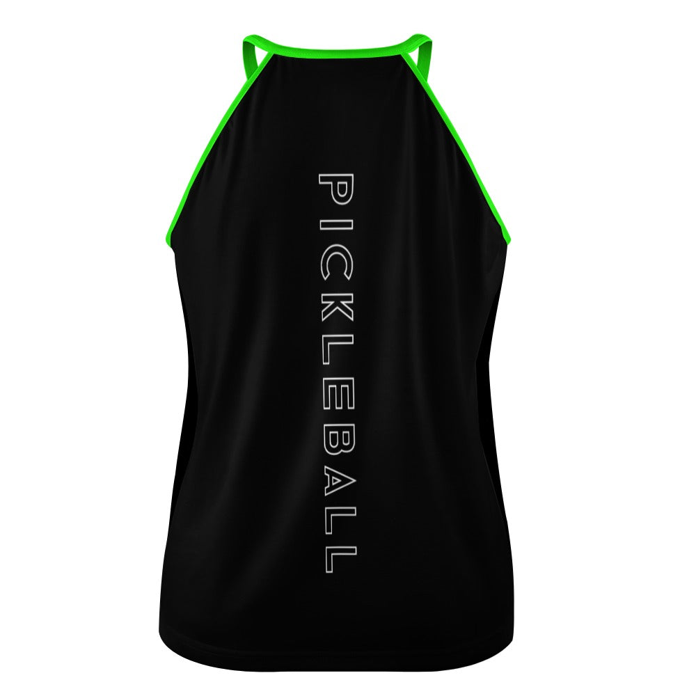 Dizzy Pickle PICKLEBALL Striped 9872 Women's Pickleball Crew Neck Sleeveless Vest