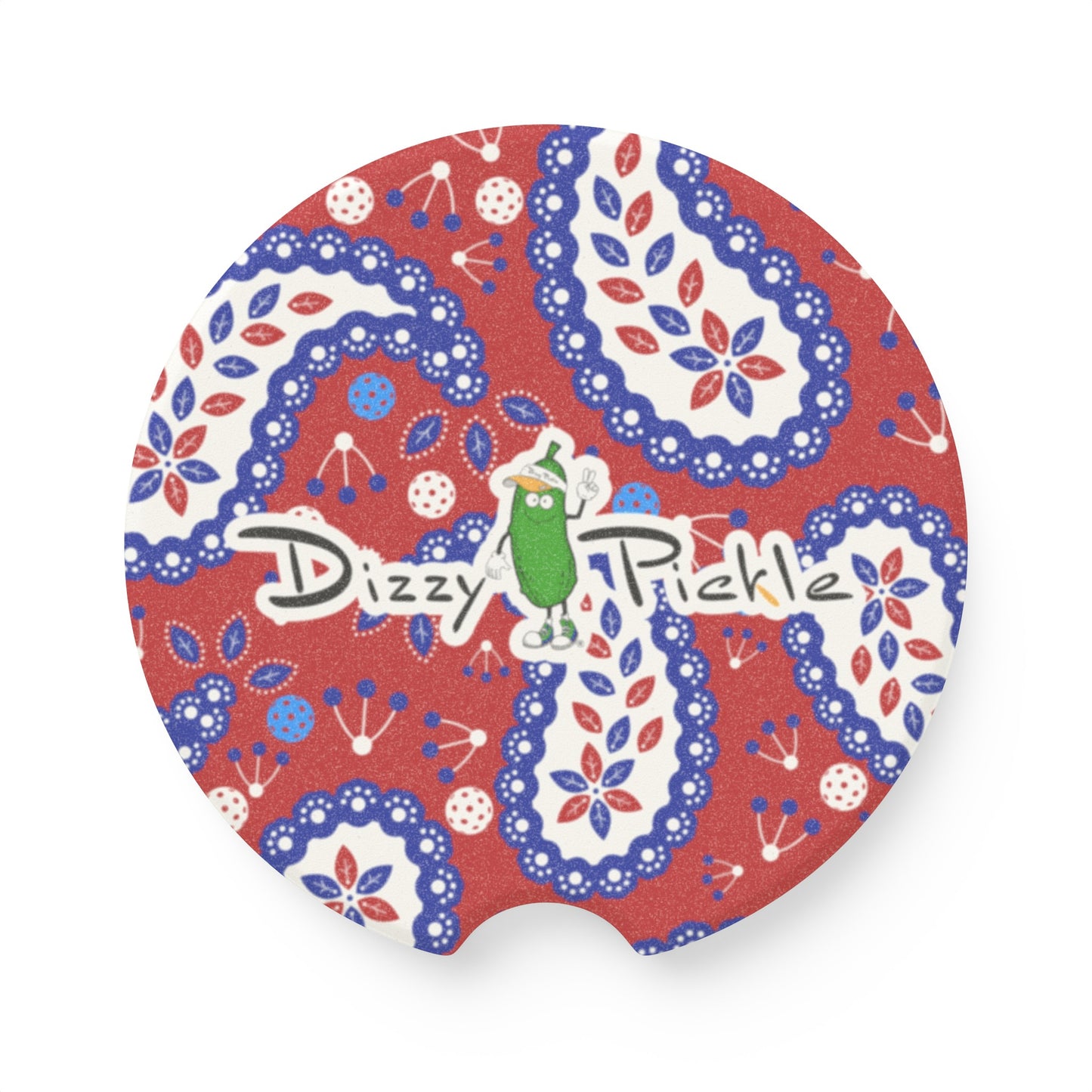 Dizzy Pickle Martha Soapstone Car Coaster