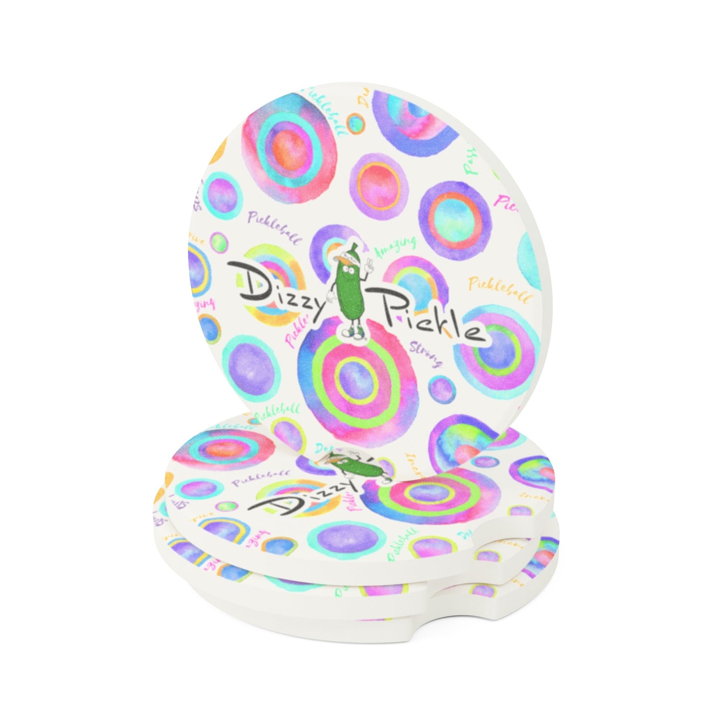 Dizzy Pickle Emily Empowered Soapstone Car Coaster