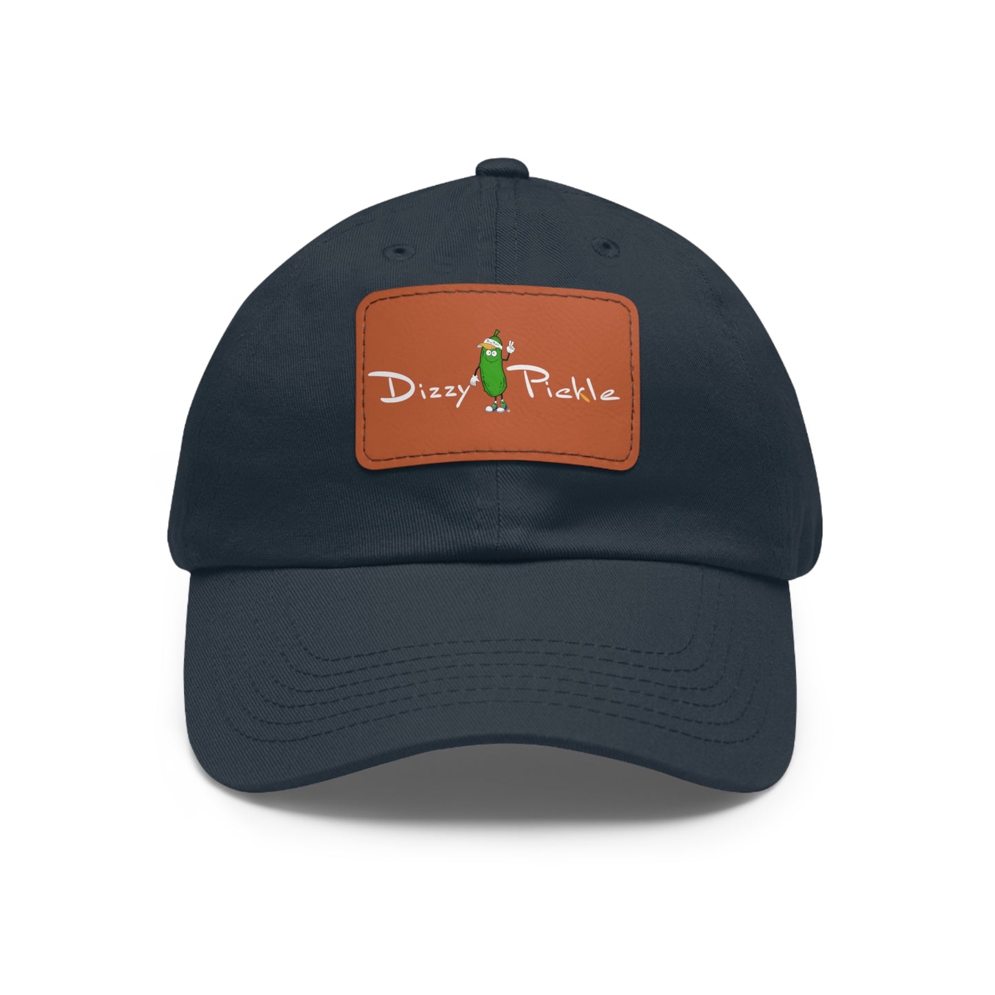 Dizzy Pickle DZY P Classic Unisex low-profile Hat with Leather Patch v2