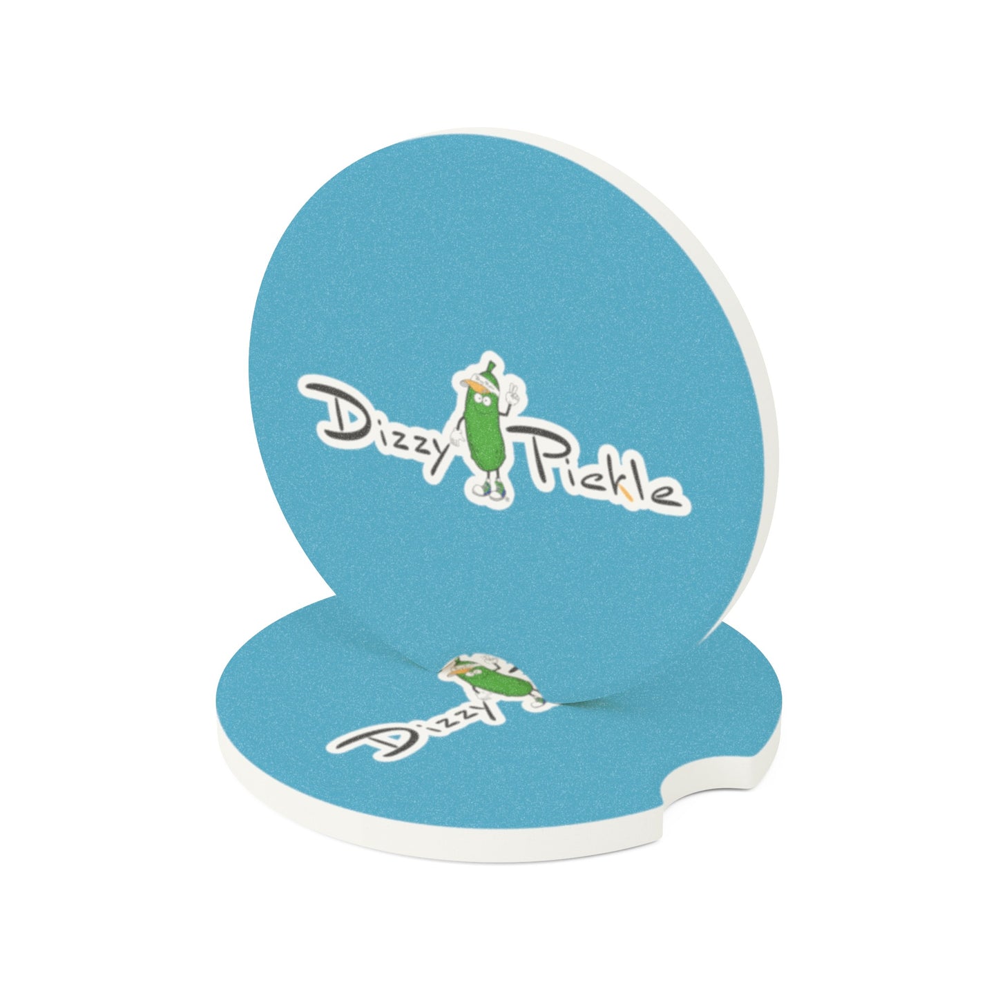 Dizzy Pickle DZY P Classic Turquoise Soapstone Car Coaster