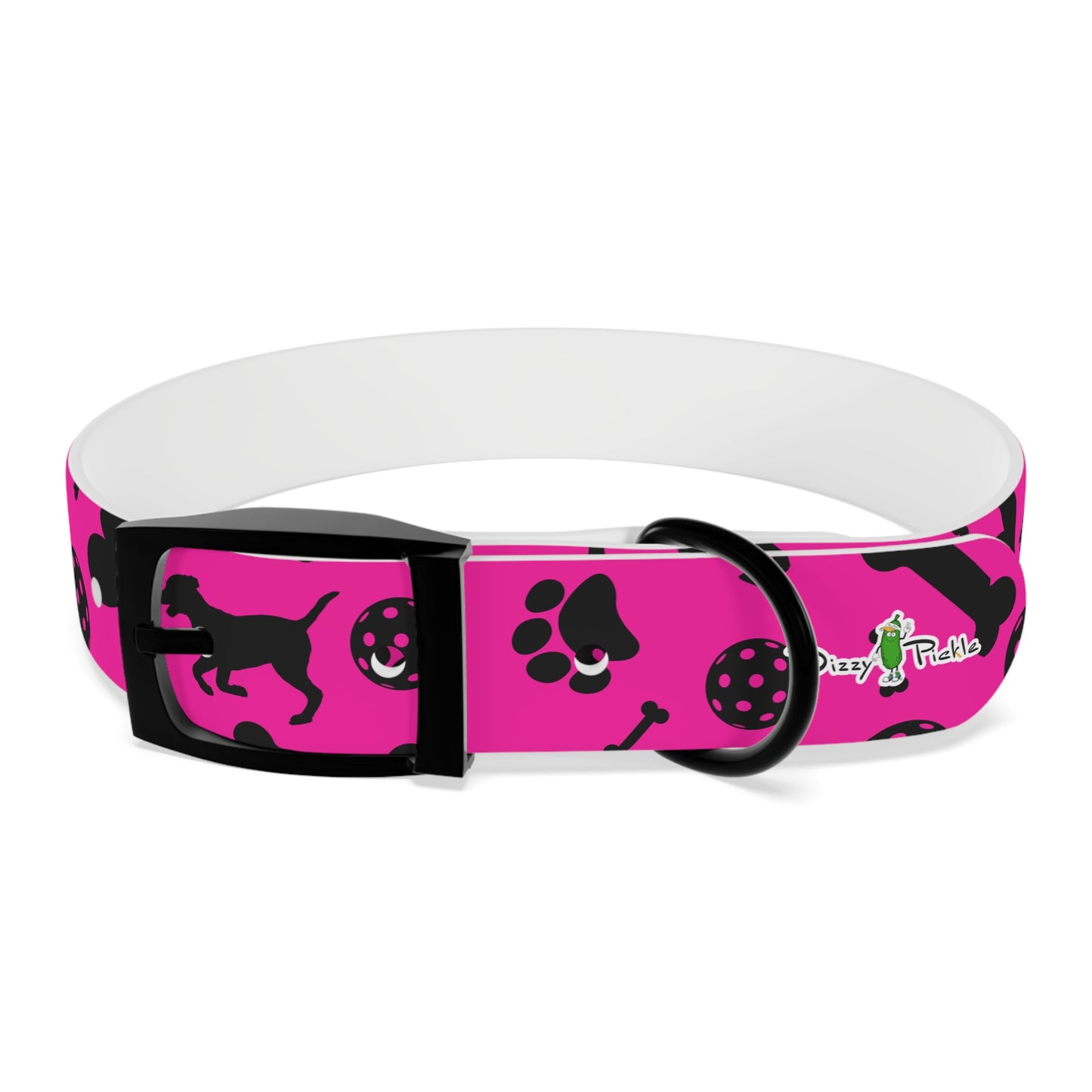 Dizzy Pickle Millie Pink Pickleball Dog Collar