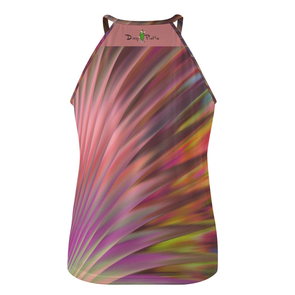 Dizzy Pickle DZY P Classic Rose Rays Women's Pickleball Crew Neck Vest