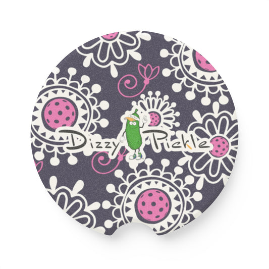 Dizzy Pickle Coming Up Daisies PP Soapstone Car Coaster