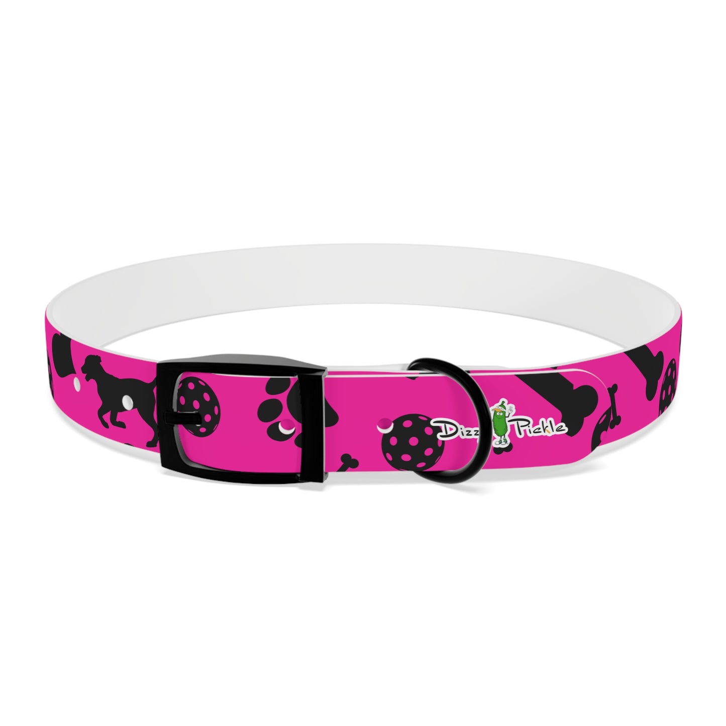 Dizzy Pickle Millie Pink Pickleball Dog Collar