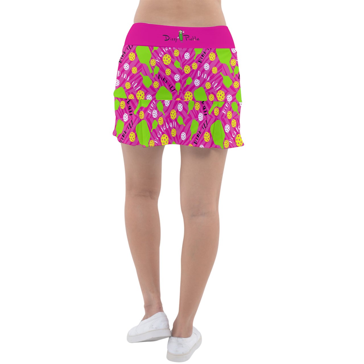 Dizzy Pickle Dinking Diva PG Mini Women's Classic 15" Pickleball Skorts with Inner Shorts and Pockets